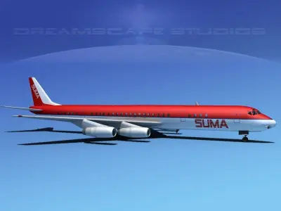 Douglas DC-8-63 Suma 3D model