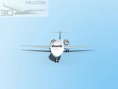 Falcon3D MD 80 Blue 1 3D model