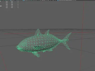 Runner Low-poly 3D model