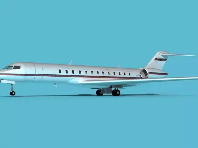 Bombardier Global 7000 V01 3D model