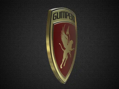 gumpert logo 3D model