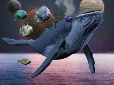 NFT Complete Collection Whales up to 7000nfts 3D model