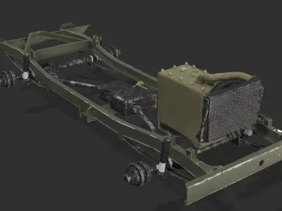 Jeep Willys 1942 3D model