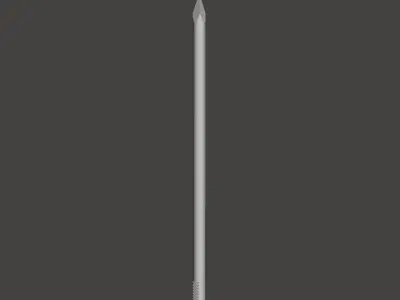 Nail 2 8 x70 mm 3D model