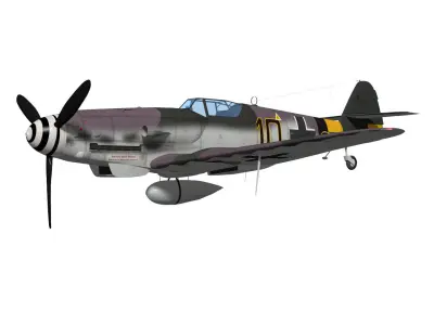 Messerschmitt Bf 109 G10 3D model