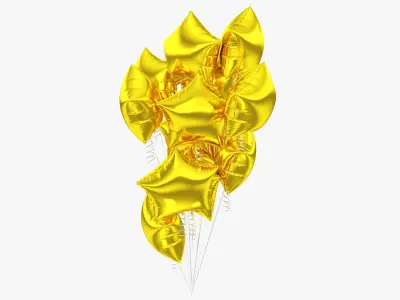 Gifts with Balloons Collection V2 3D model