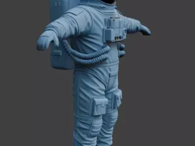 Realistic Astronaut Space Suit 3D Model 3D model