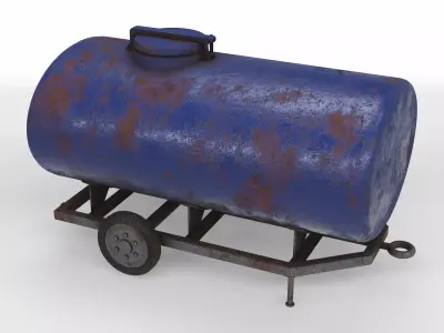 trailer tank 3D model