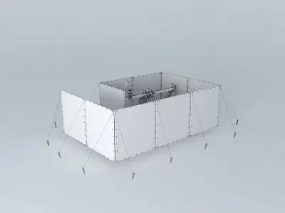 Donnerbalken Outdoor toilet Free 3D model