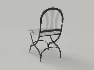 Outdoor chair 3D model get