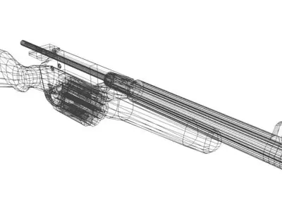 Revolver - Shortgun Type 1 3D model