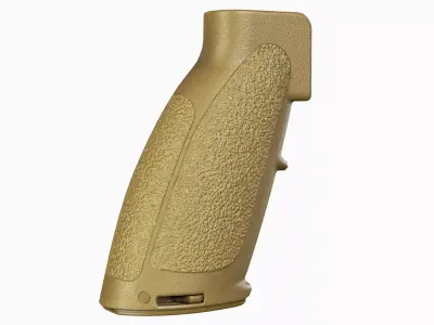 AR 15 Tactical Pistol grip HK416 battle grip Low-poly 3D model