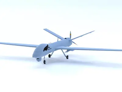 CHENGDU - CAIG Wing Loong II - PTERODACTY II - Low-poly 3D model