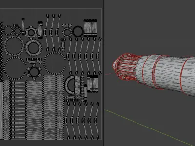 Modern Gun 3D model