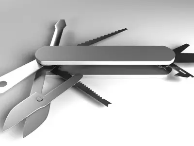 Knife Multifunction 3D model