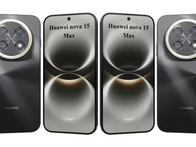 Huawei Nova 15 Max All Colors 3D model