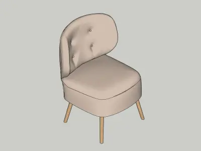 Accent Chair IKEA GUBBO Free 3D model
