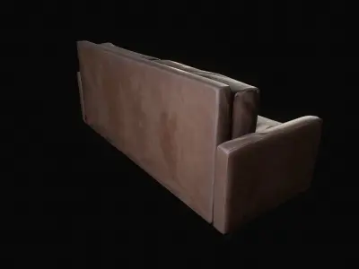 Classic Comfortable Sofa 8K Free low-poly 3D model