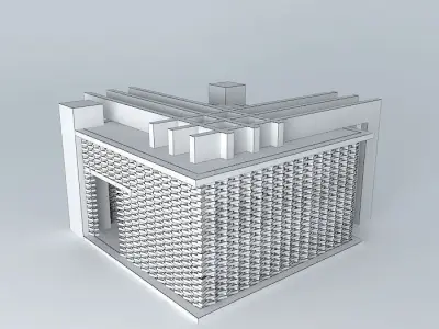 Exhibition pavilion 3D model