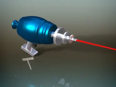 Alien Ray gun 3D model