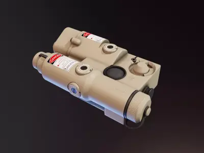 SOT Aspid Laser Designator Low-poly 3D model