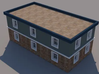 House for Video Games 3D model