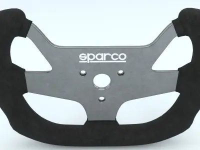 Steering Wheel Sparco F10A 3D model