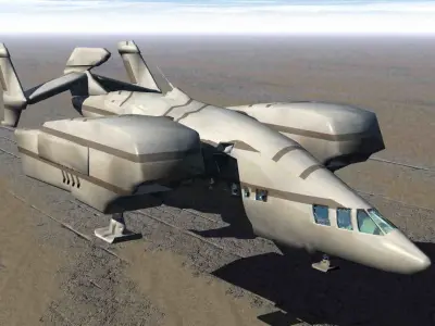 experimen  privat plane bisnes 3D model