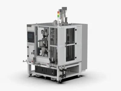 Automatic Press Fit Circlip Shaft Assembly Machine 3D model