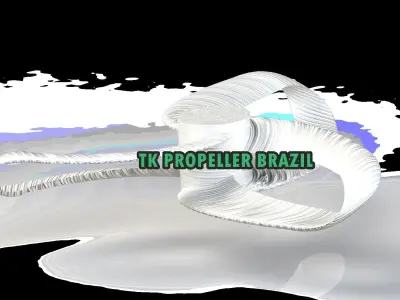 3D Toroidal Drone Propeller TK SERIES 3D model