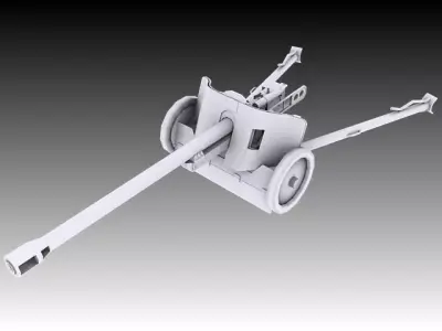 Pak 38 3D model