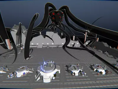 Creature Megapack 10 Rigged Creatures Plus Low-poly 3D model