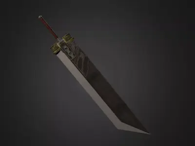 Buster Sword Final Fantasy 7 STL 3D Print Files 3D print model