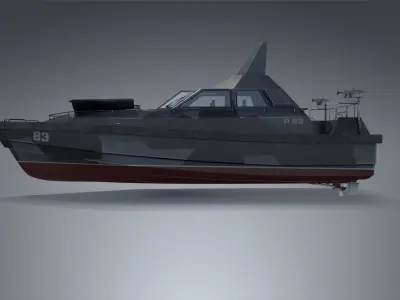 Stealth Patrol Boat 3D model