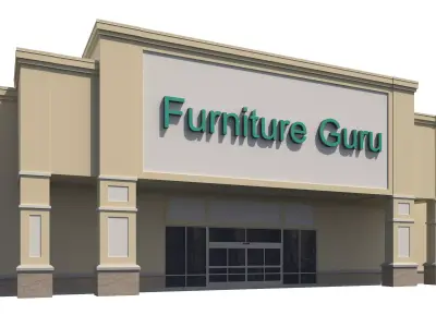 Retail-053 Retail Store 3D model