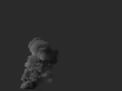 3D High Res Smoke Animation 3D model