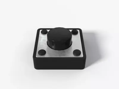 circuit board push button switch 3D model