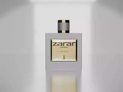 Zarar Perfume Bottle Special Low-poly 3D model