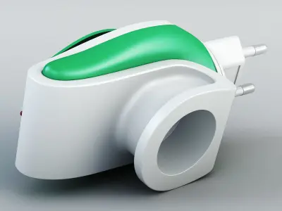 Mosquitall fumigator green 3D model