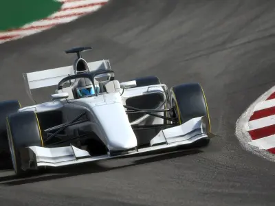 Formula 2 Dallara F2 Season 2020 3D model
