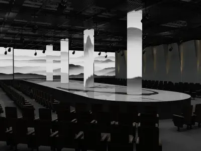 Catwalk Stage 3D model