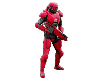 CYBORG SOL-30 Rigged for Unreal Engine - Unity - MIXAMO 3D model