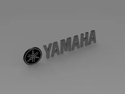 Yamaha Logo 3D model