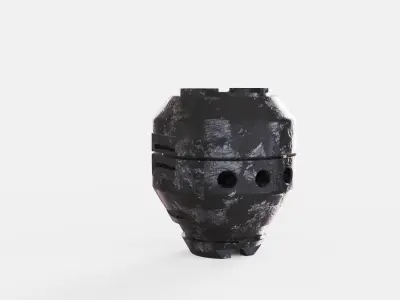 Muzzle brake Grev 3D model