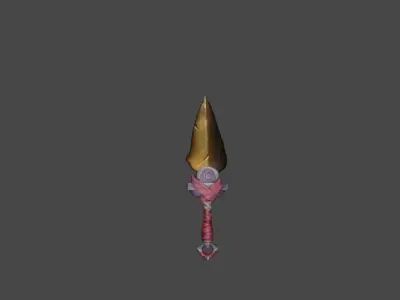 Zeloeman Sword A 17 Low-poly 3D model