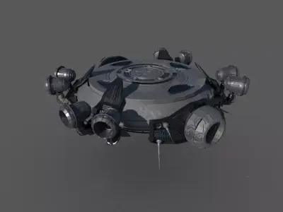 Mothership spaceship 3D model