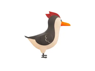 Character300 Woodpecker 3D model