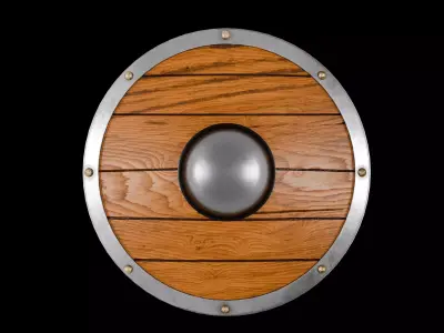 Shield Free low-poly 3D model