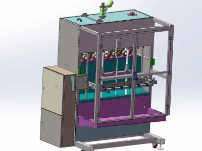 Filling machine 3D model