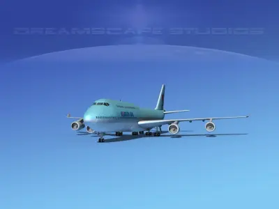 Boeing 747-8I Korean Air 3D model